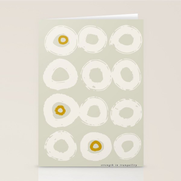expectant iteration strength in tranquility Stationery Card Gallery Image 1