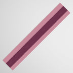 Bold Burgundy and Pink Striped Pattern Table Runner Gallery Image 3