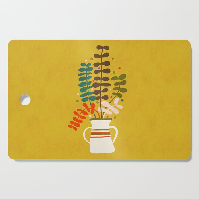 Potted Leaves Cutting Board Gallery Image 1