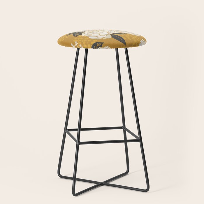 Glam Florals - Gold Stool Gallery Image 1