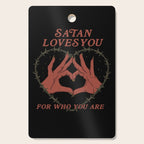 Satan Loves You Cutting Board Gallery Image 1