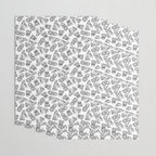 Sneakers // Black & White Wrapping Paper Gallery Image 3