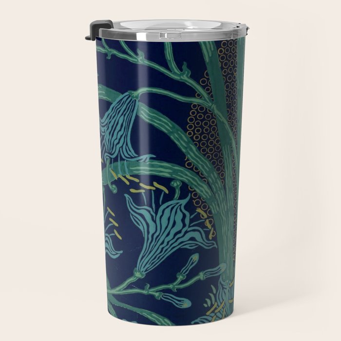 The Day Lily by Walter Crane Travel Mug Gallery Image 3