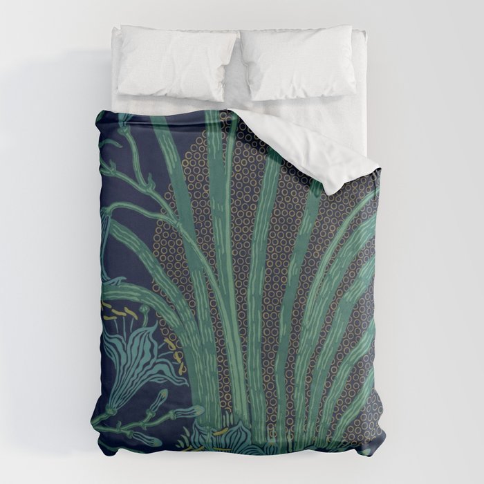 The Day Lily by Walter Crane Duvet Cover Gallery Image 6