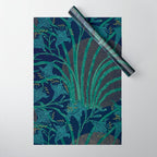The Day Lily by Walter Crane Wrapping Paper Gallery Image 1