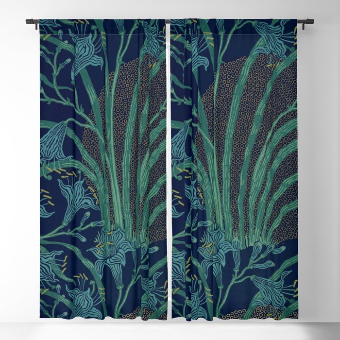 The Day Lily by Walter Crane Window Curtain Gallery Image 5