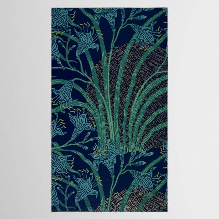 The Day Lily by Walter Crane Tablecloth Gallery Image 2