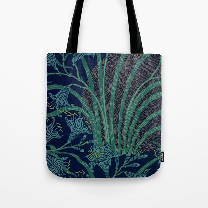 The Day Lily by Walter Crane Tote Bag Gallery Image 1