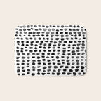 Dots (Black) Bath Mat Gallery Image 1
