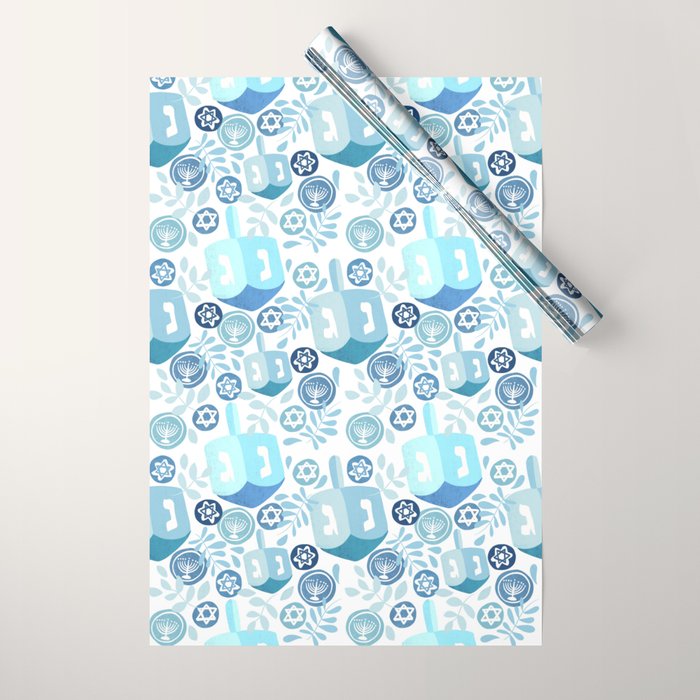 Dreidel  Wrapping Paper Gallery Image 1