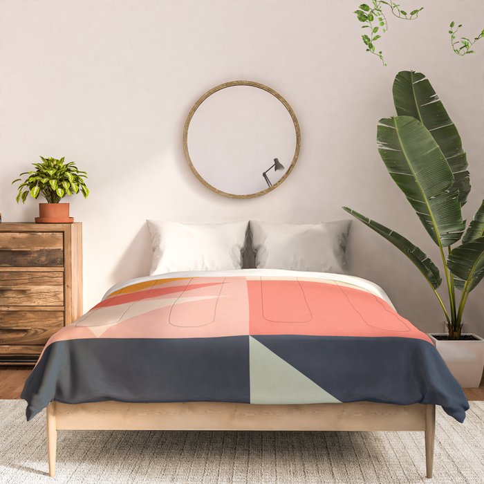 Abstract Geometric Shapes 91 Comforter Gallery Image 3