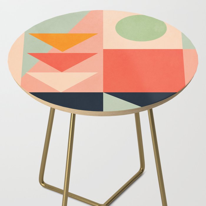 Abstract Geometric Shapes 91 Side Table Gallery Image 2