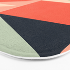 Abstract Geometric Shapes 91 Bath Mat Gallery Image 3
