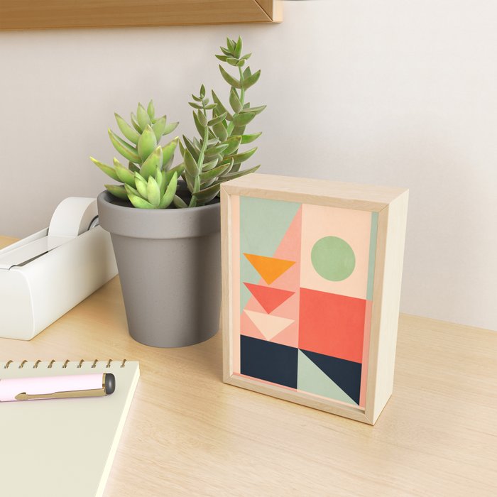 Abstract Geometric Shapes 91 Mini Art Print Gallery Image 2