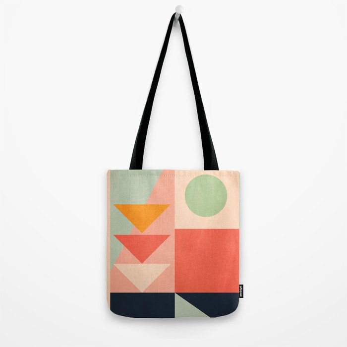 Abstract Geometric Shapes 91 Tote Bag Gallery Image 2