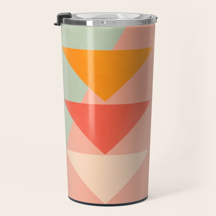 Abstract Geometric Shapes 91 Travel Mug Gallery Image 3