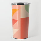 Abstract Geometric Shapes 91 Travel Mug Gallery Image 1