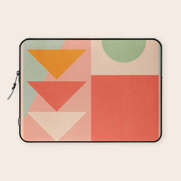 Abstract Geometric Shapes 91 Laptop Sleeve Gallery Image 1