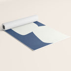 Minimal Shapes blue Yoga Mat Gallery Image 2