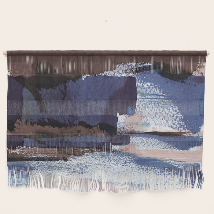 Indigo Brushwork Wall Hanging Gallery Image 1