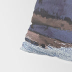 Indigo Brushwork Pillow Sham Gallery Image 4