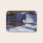 Indigo Brushwork Bath Mat Gallery Image 1