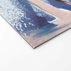 Indigo Brushwork Welcome Mat Gallery Image 2