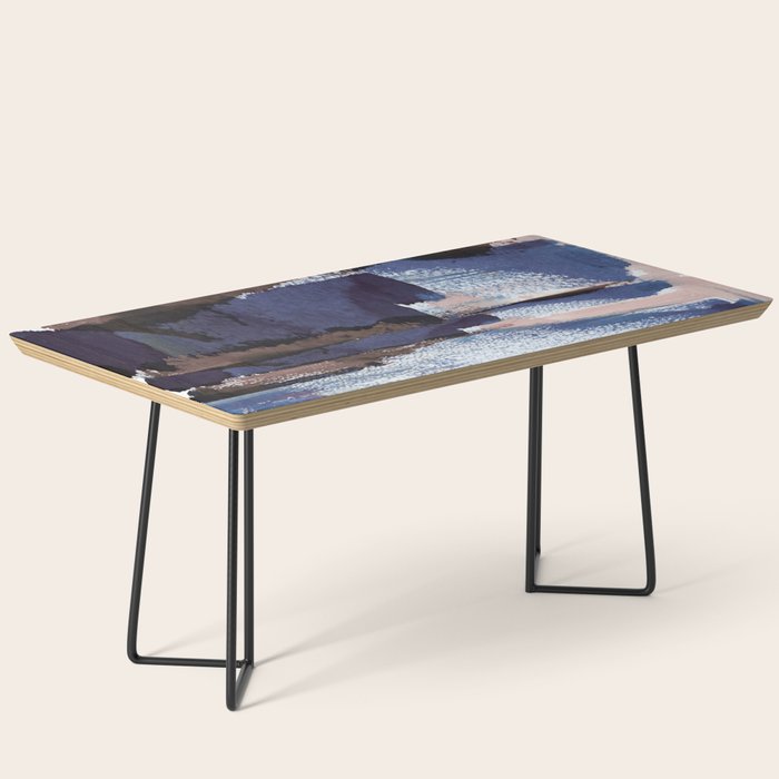 Indigo Brushwork Coffee Table Gallery Image 1