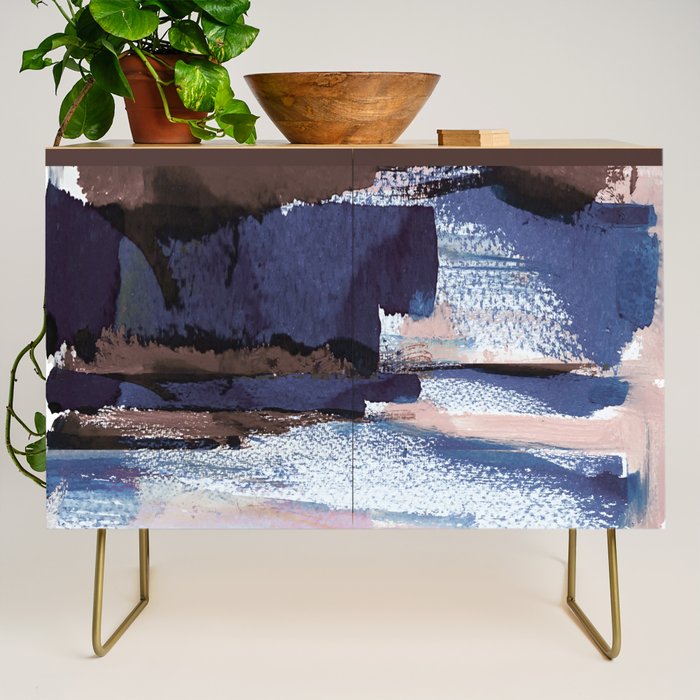 Indigo Brushwork Credenza Gallery Image 1