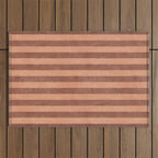 STRIPES - 004 - brown Outdoor Rug Gallery Image 1