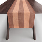 STRIPES - 004 - brown Table Runner Gallery Image 1