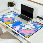 Abstract hand drawn shapes doodle pattern Desk Mat Gallery Image 2