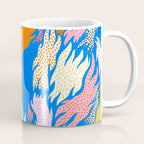 Abstract hand drawn shapes doodle pattern Coffee Mug Gallery Image 1