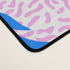 Abstract hand drawn shapes doodle pattern Desk Mat Gallery Image 4