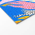 Abstract hand drawn shapes doodle pattern Welcome Mat Gallery Image 2