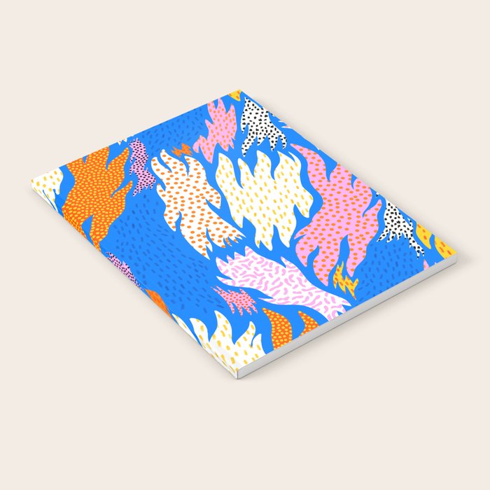 Abstract hand drawn shapes doodle pattern Notebook Gallery Image 2