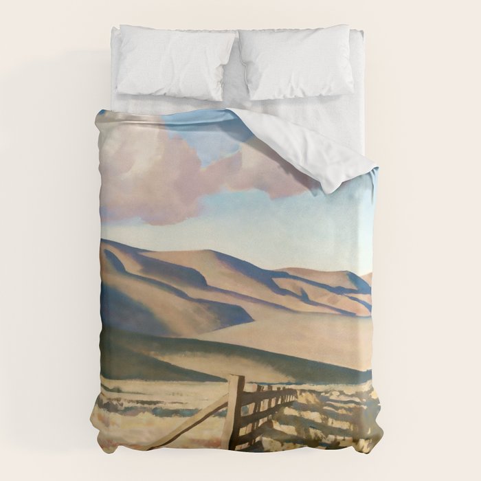 âNevada Hillsâ by Maynard Dixon Duvet Cover Gallery Image 6