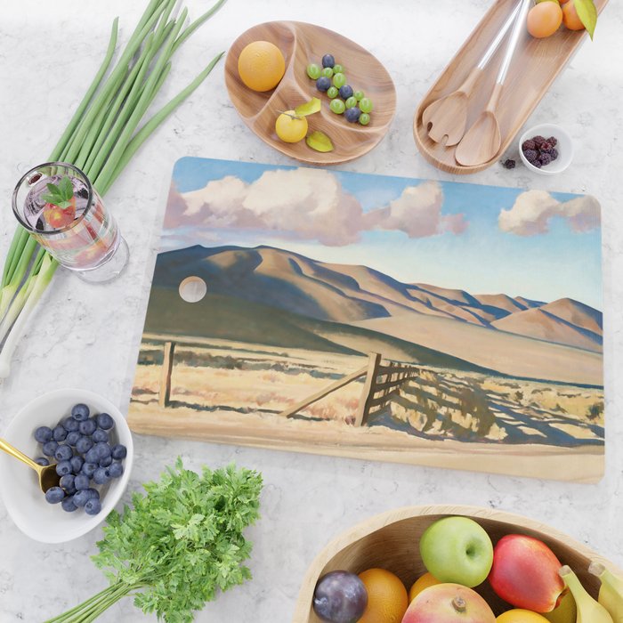 âNevada Hillsâ by Maynard Dixon Cutting Board Gallery Image 2