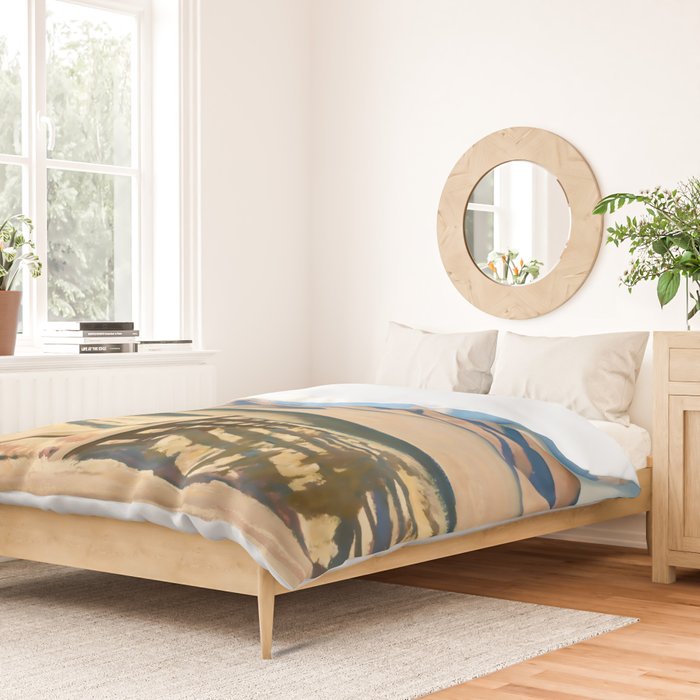 âNevada Hillsâ by Maynard Dixon Duvet Cover Gallery Image 2