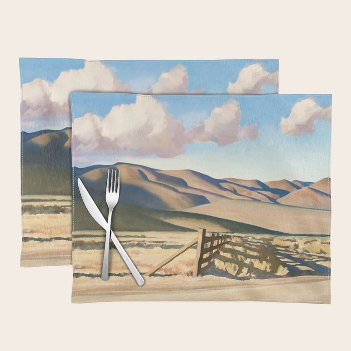 âNevada Hillsâ by Maynard Dixon Placemat Gallery Image 1