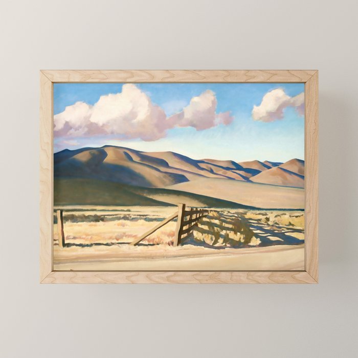 âNevada Hillsâ by Maynard Dixon Mini Art Print Gallery Image 1