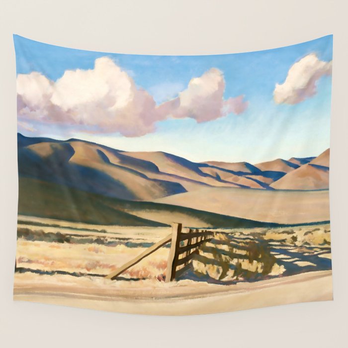 âNevada Hillsâ by Maynard Dixon Wall Tapestry Gallery Image 4