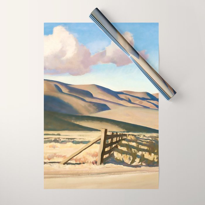 âNevada Hillsâ by Maynard Dixon Wrapping Paper Gallery Image 1