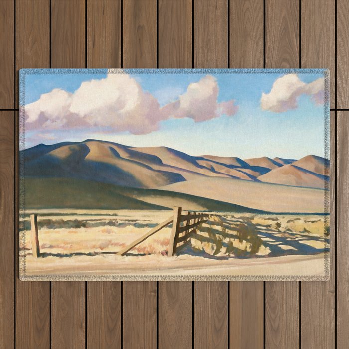 âNevada Hillsâ by Maynard Dixon Outdoor Rug Gallery Image 1