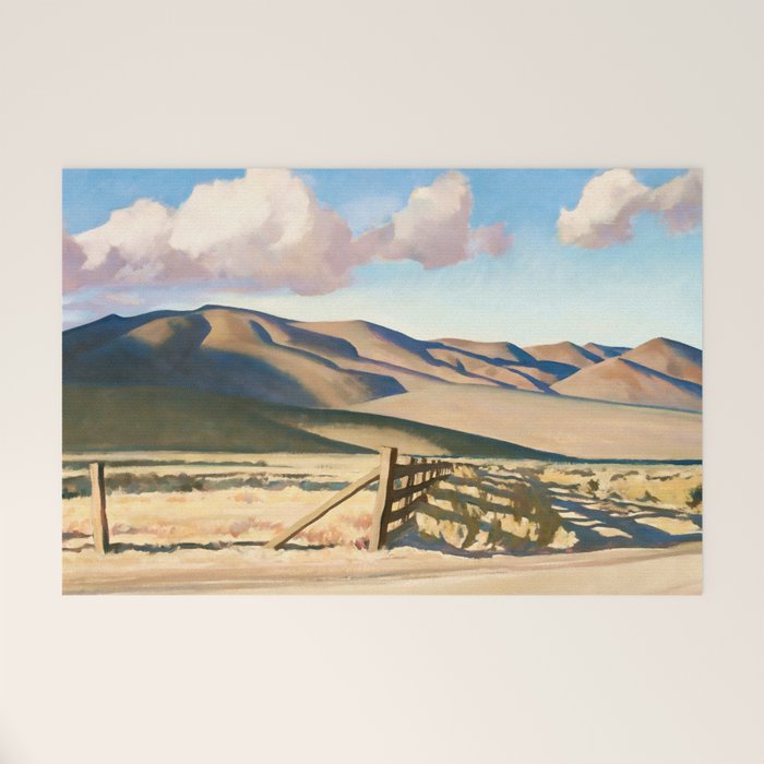 âNevada Hillsâ by Maynard Dixon Welcome Mat Gallery Image 1
