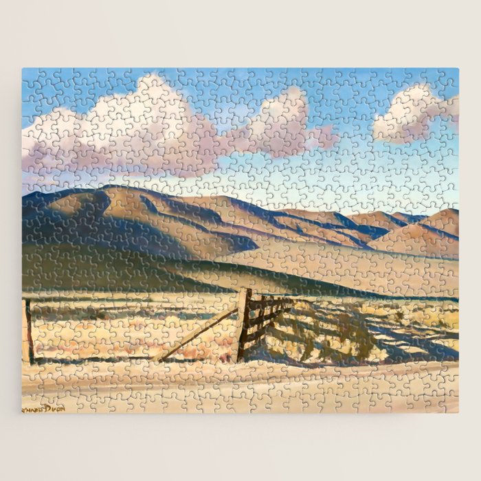 âNevada Hillsâ by Maynard Dixon Jigsaw Puzzle Gallery Image 1