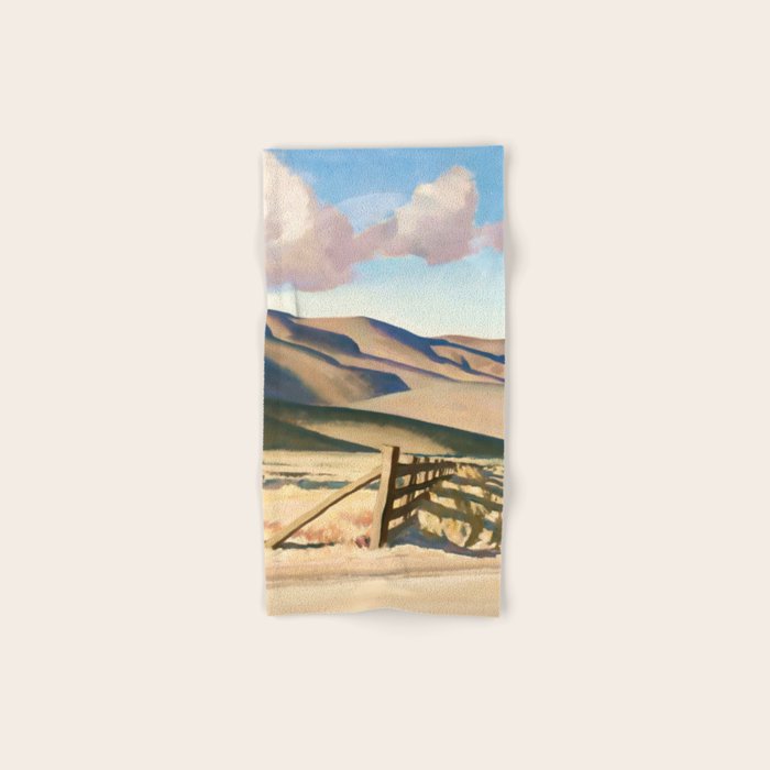 âNevada Hillsâ by Maynard Dixon Bath Towel Gallery Image 1