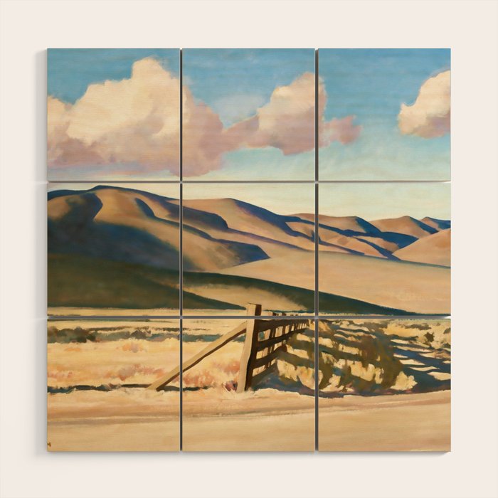 âNevada Hillsâ by Maynard Dixon Wood Wall Art Gallery Image 1