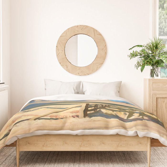 âNevada Hillsâ by Maynard Dixon Duvet Cover Gallery Image 3