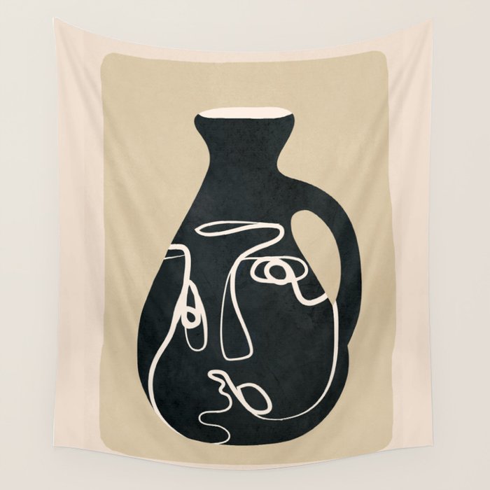 Abstract Vase 5 Wall Tapestry Gallery Image 1